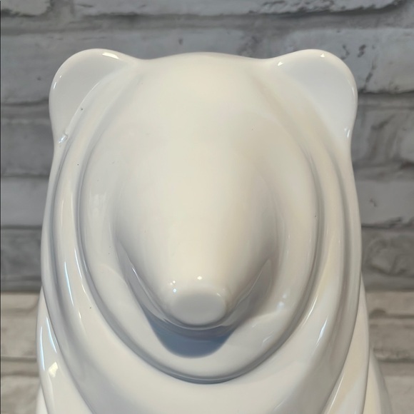 Sporvil Portugal White Ceramic Bear Sculpture 10 inch tall - Picture 6 of 8